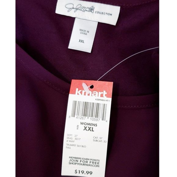 Jacklyn Smith Collection High-Low Ruffle Top NWT - Picture 5 of 5